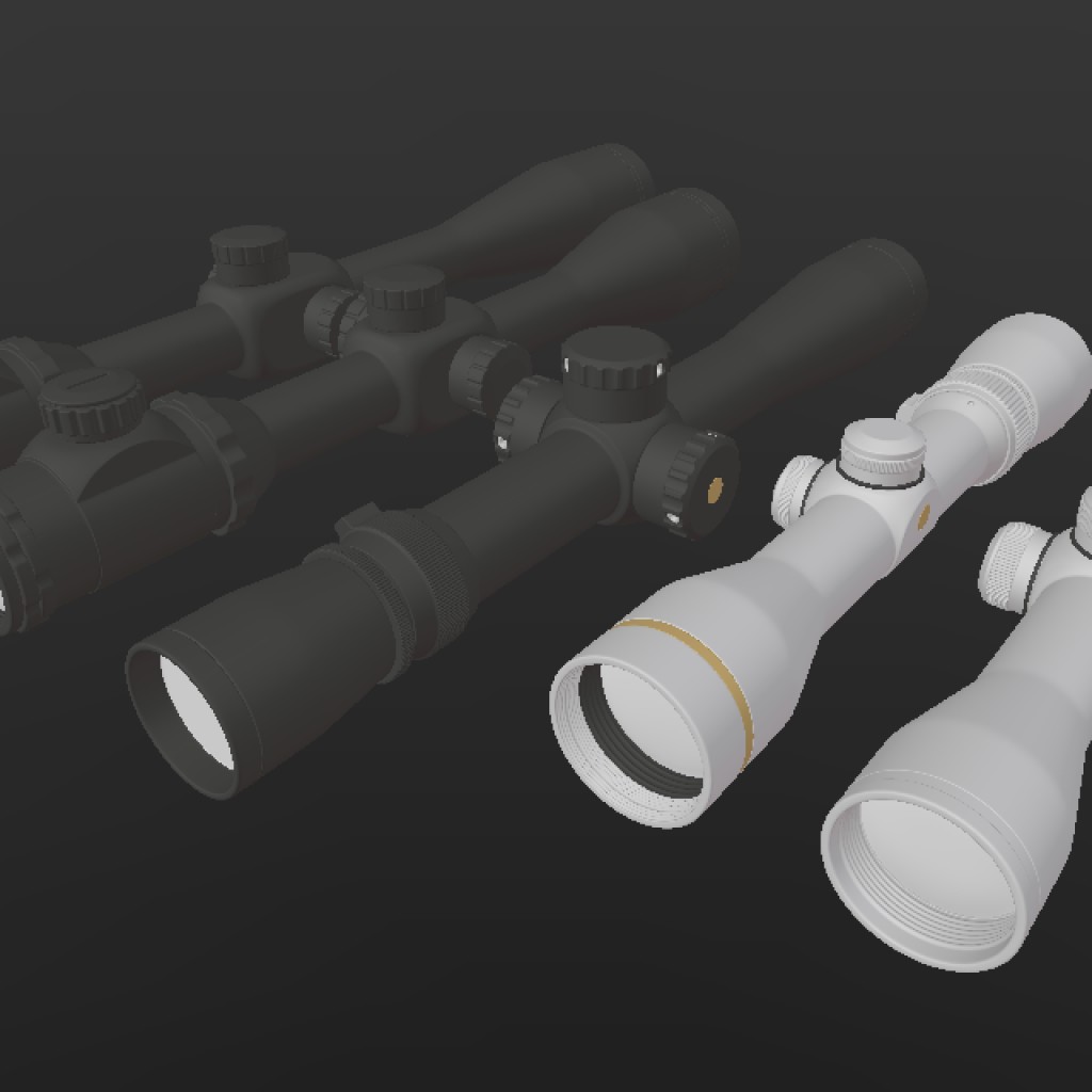 High Poly Rifle Scopes preview image 2